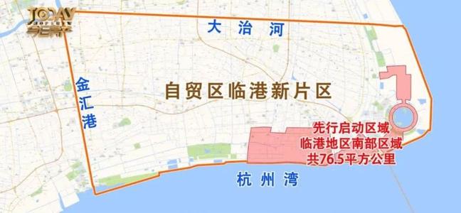 中国上海自由贸易试验区临港新片区区域地图及百度百科介绍