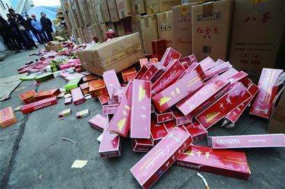 我市昨销毁一批假冒卷烟 970万支假烟送进热电厂焚烧发电3000度